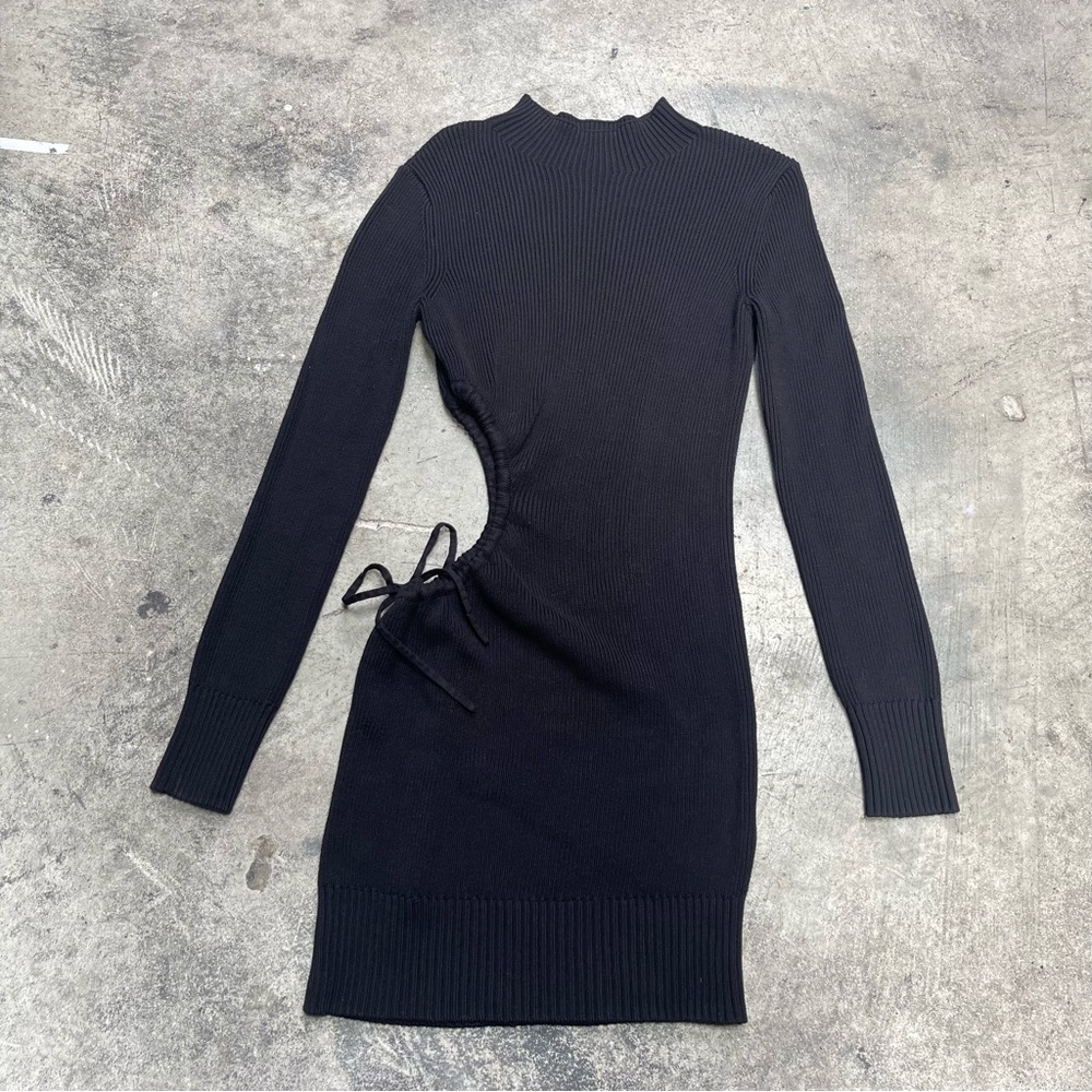 h:ours Revolve Ribbed Sweater Mini Dress Small